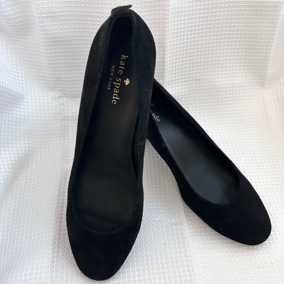 KATE SPADE NEW YORK Beverly Pump Shoes Block Heel Round Toe US 7.5 Excellent - Picture 6 of 6